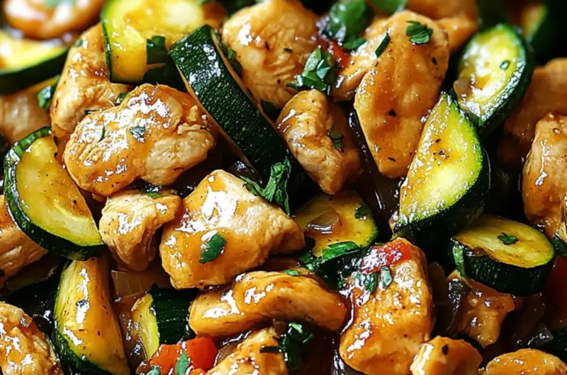 Chicken Zucchini Stir Fry