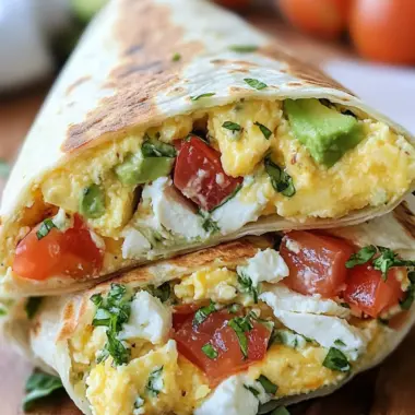 High-Protein Breakfast Wrap with Avocado for a Bright Start 10 High-Protein Breakfast Wrap