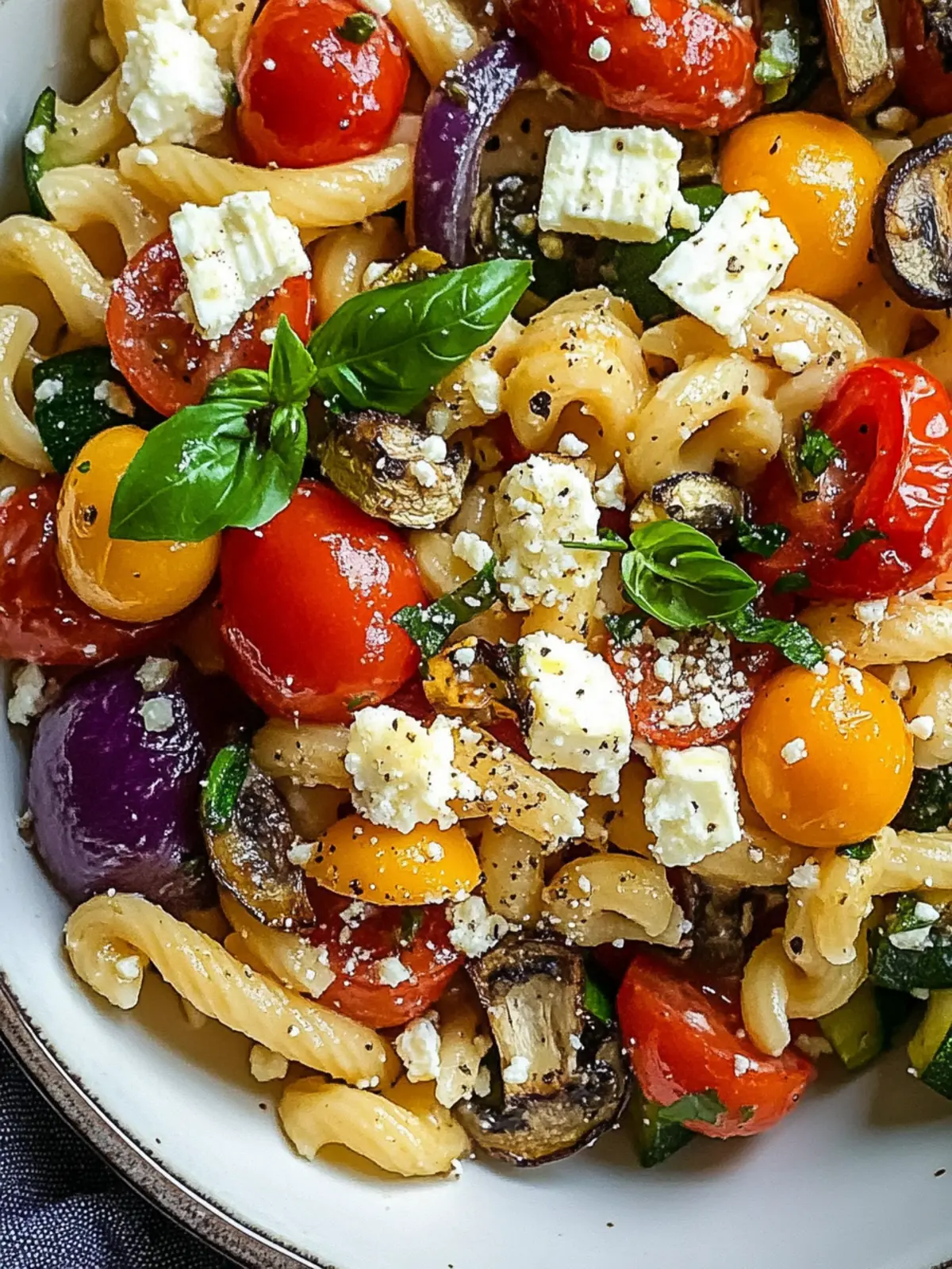 Feta & Roasted Veggie Pasta: Your Quick Comfort Food Delight 3 Feta & Roasted Veggie Pasta