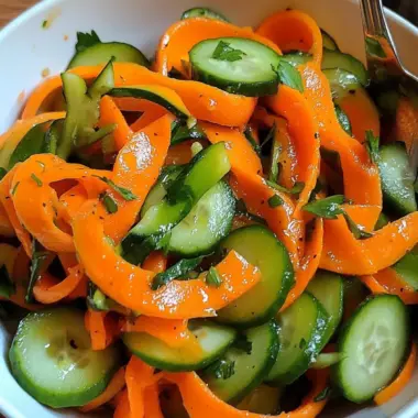 Crispy Cucumber and Carrot Salad for a Fresh Flavor Boost 10 Cucumber and Carrot Salad