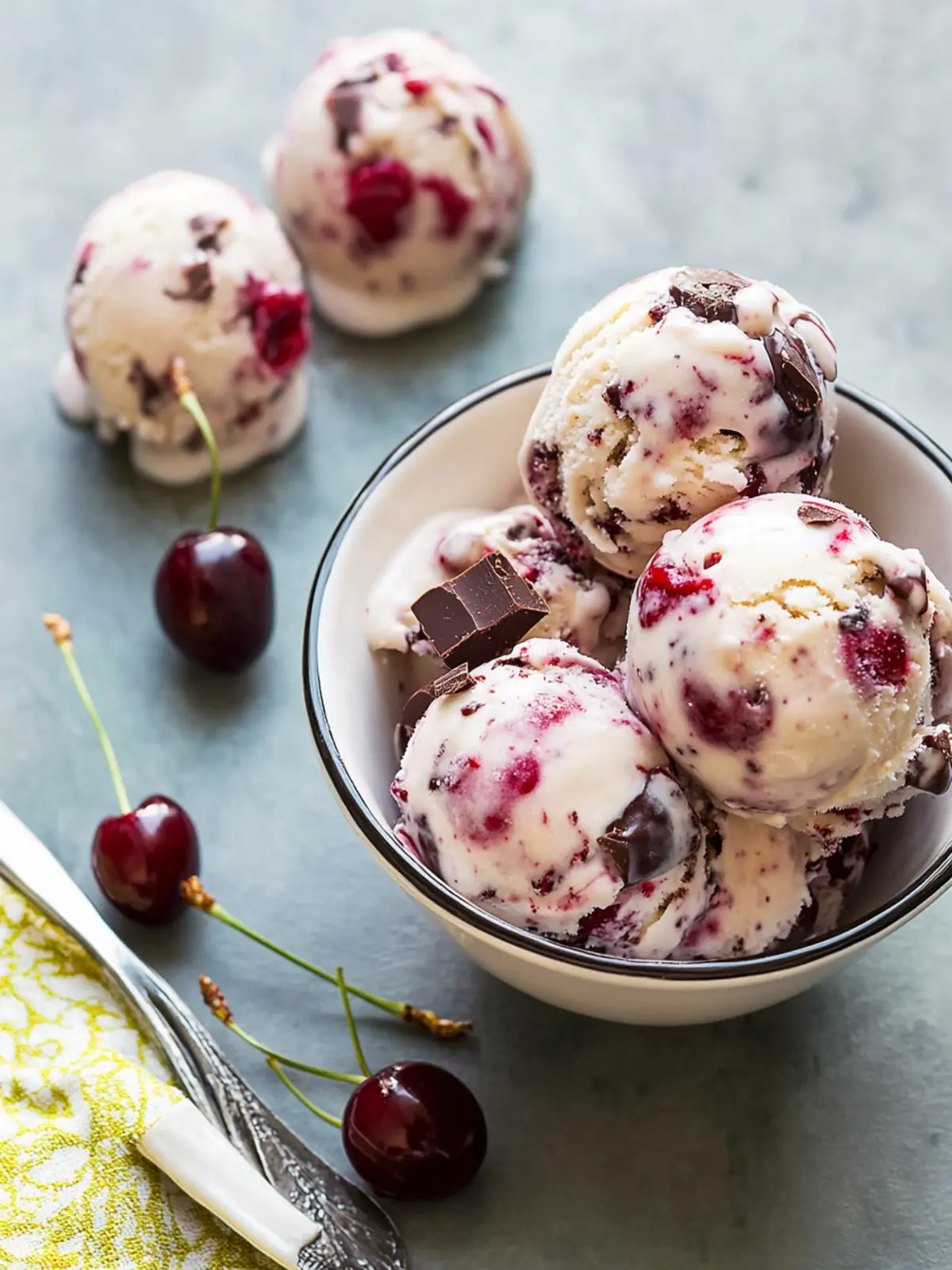 Savor Homemade Brandied Cherry-and-Chocolate Chunk Ice Cream 2 Brandied Cherry-and-Chocolate Chunk Ice Cream
