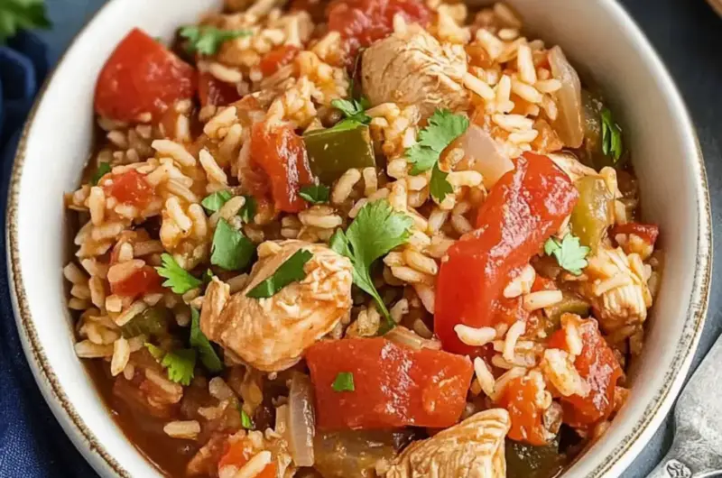 Slow Cooker Chicken Jambalaya