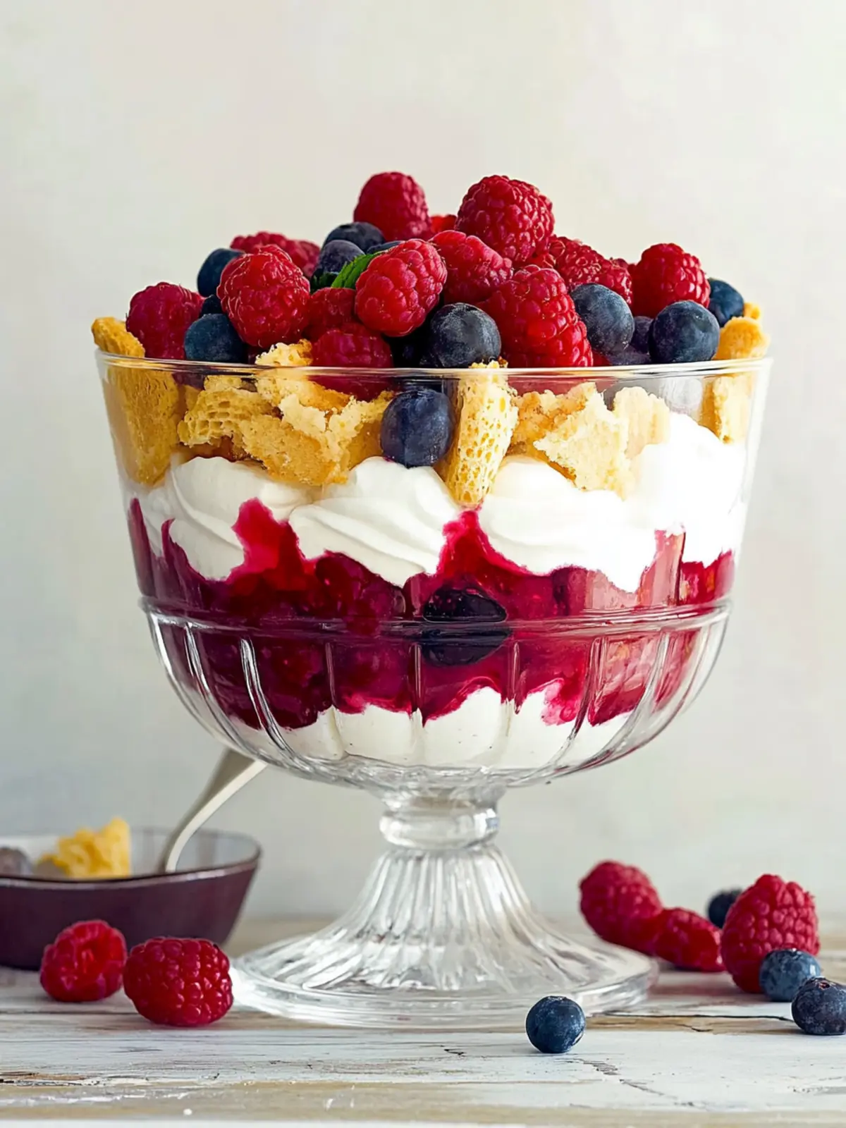 Delicious Vanilla Yogurt and Berry Trifle for Guilt-Free Indulgence 3 Vanilla Yogurt and Berry Trifle