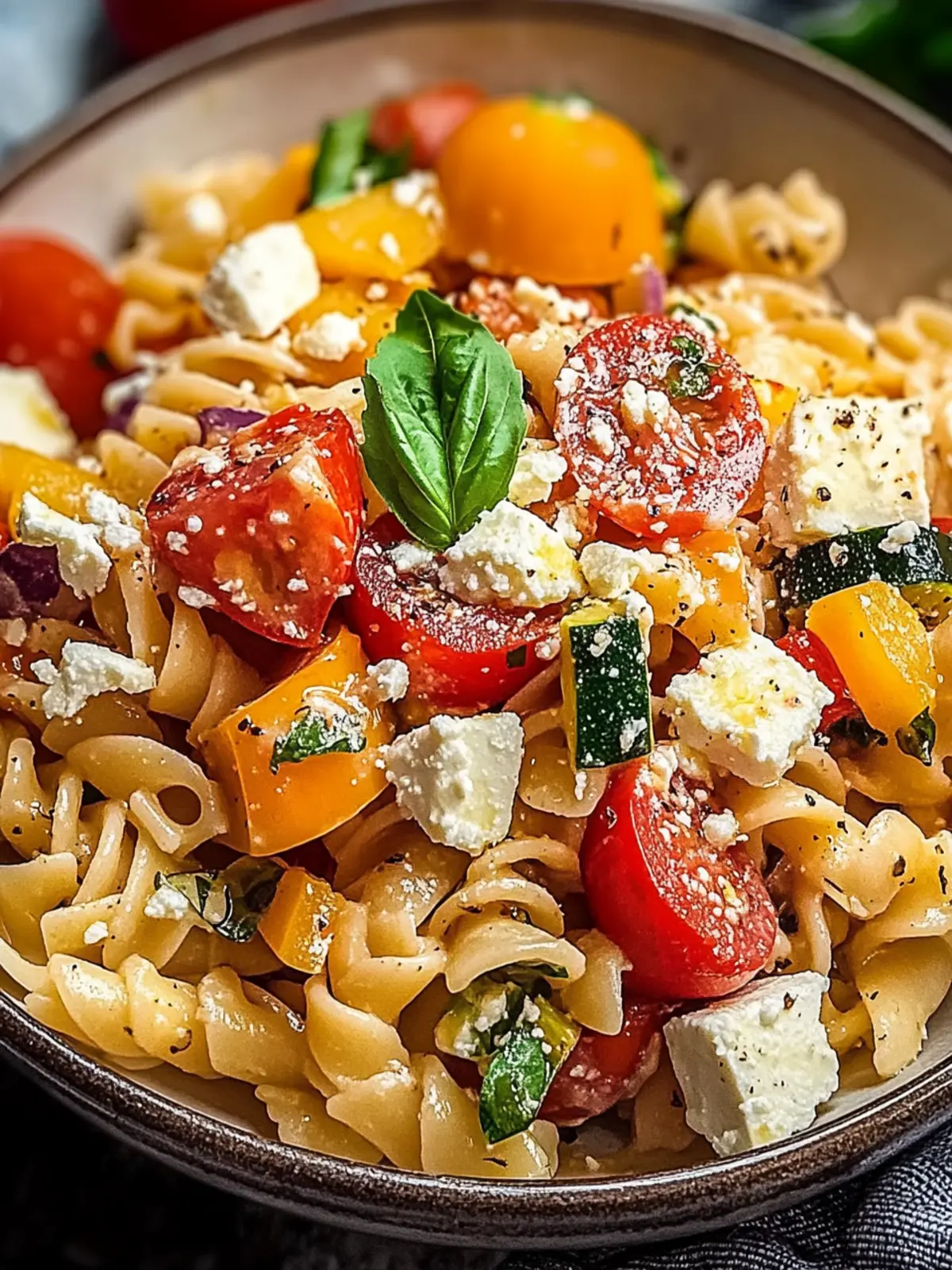 Feta & Roasted Veggie Pasta: Your Quick Comfort Food Delight 2 Feta & Roasted Veggie Pasta