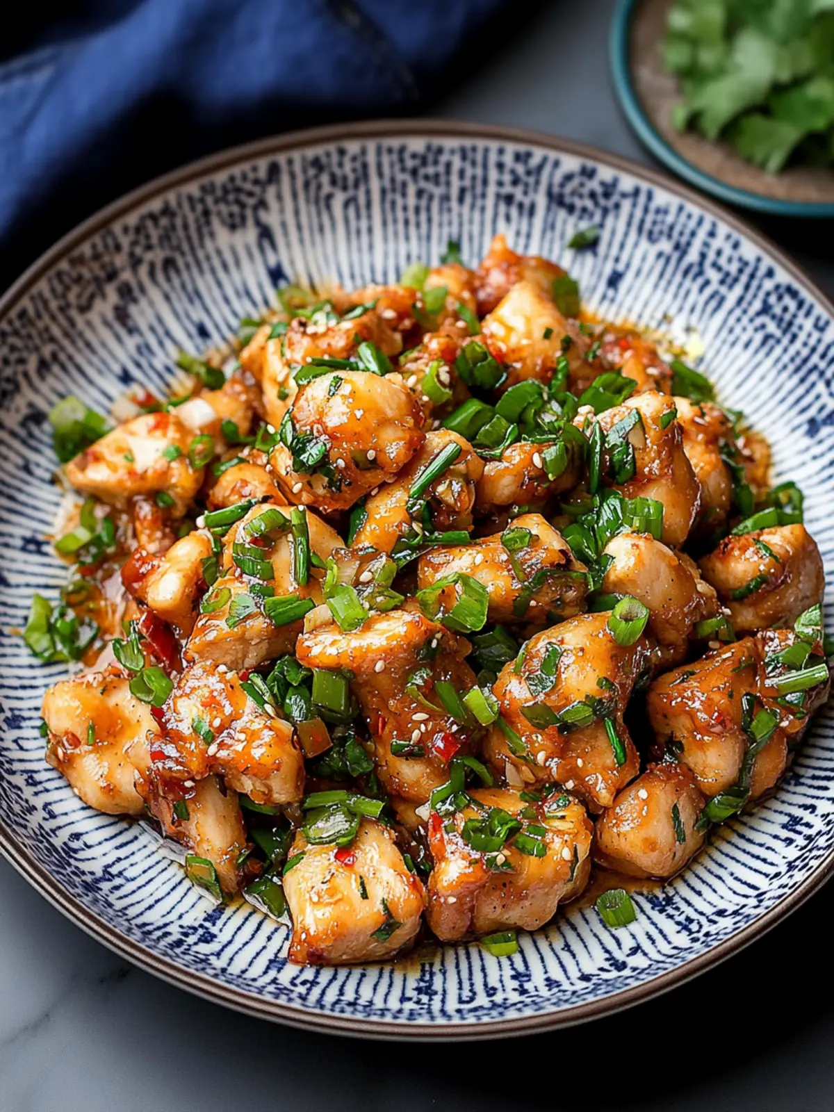 Savory Scallion Chicken Ready in 20 Minutes or Less! 4 Scallion Chicken