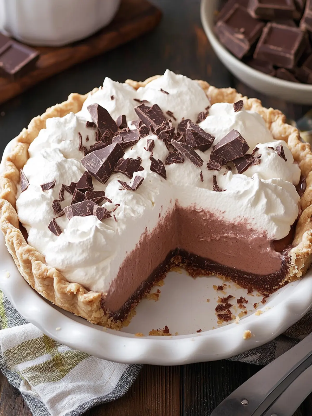 Decadent Hot Chocolate Ice Box Pie: A Cozy Indulgence 3 Hot Chocolate Ice Box Pie