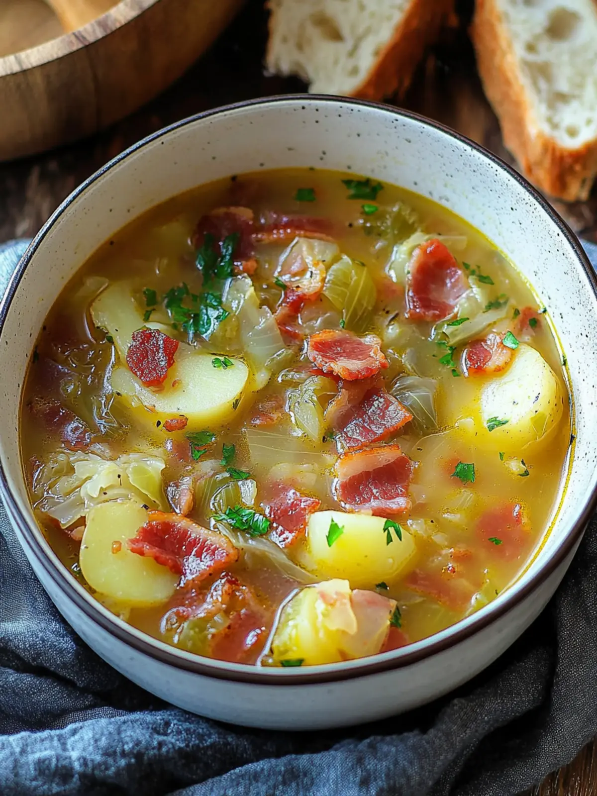 Warm Up with Cozy Irish Bacon, Cabbage, and Potato Soup 2 Irish Bacon, Cabbage, and Potato Soup