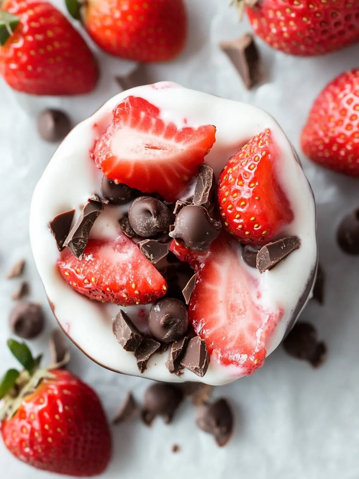 Decadent Chocolate Strawberry Yogurt Clusters You'll Love 3 Chocolate Strawberry Yogurt Clusters
