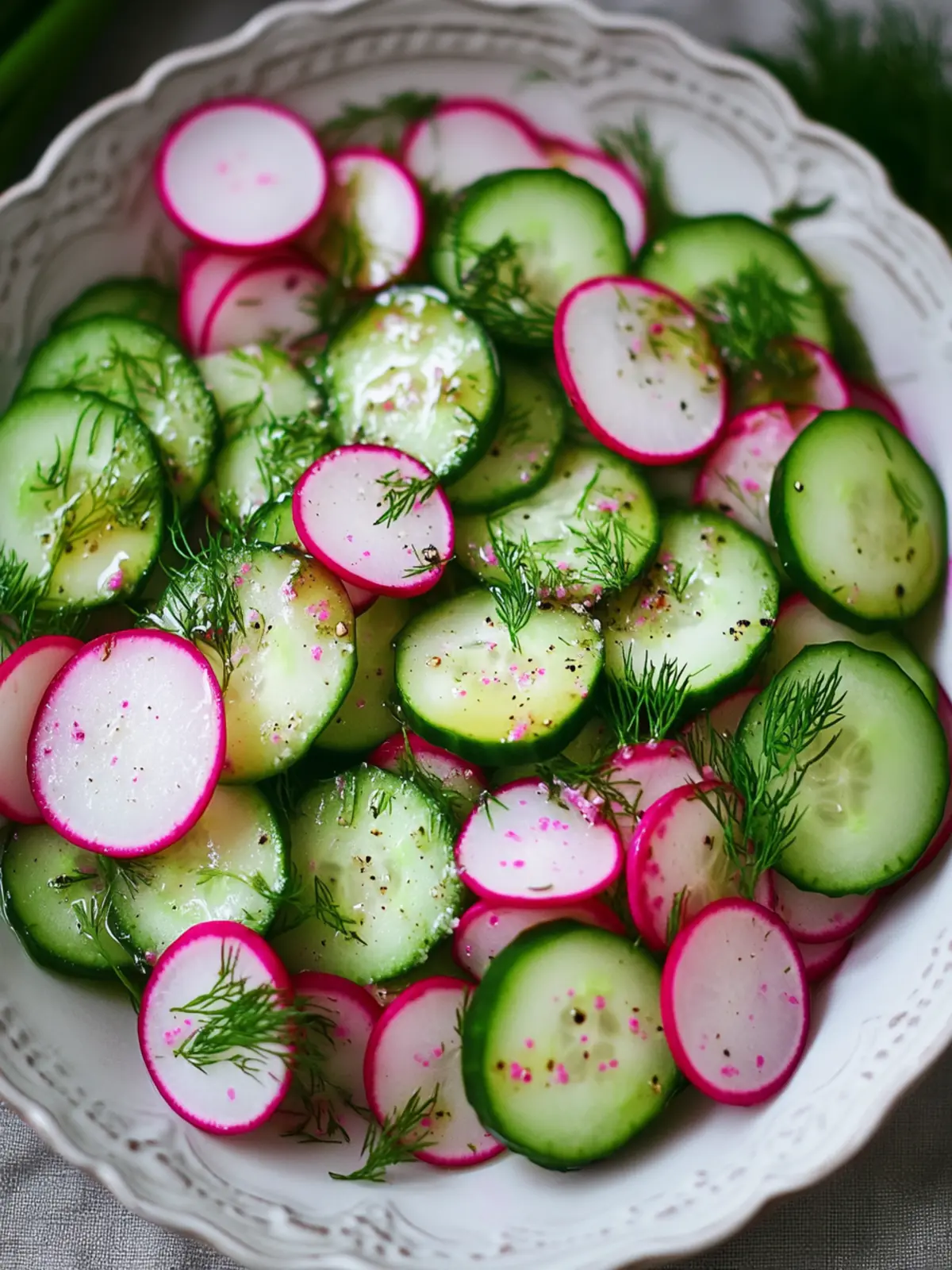 Dill Delight Radish and Cucumber Salad for a Fresh Twist 2 Dill Delight Radish and Cucumber Salad