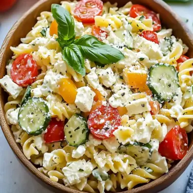 Cottage Cheese Pasta Salad: Healthy Twist for Your Lunch! 9 Cottage Cheese Pasta Salad
