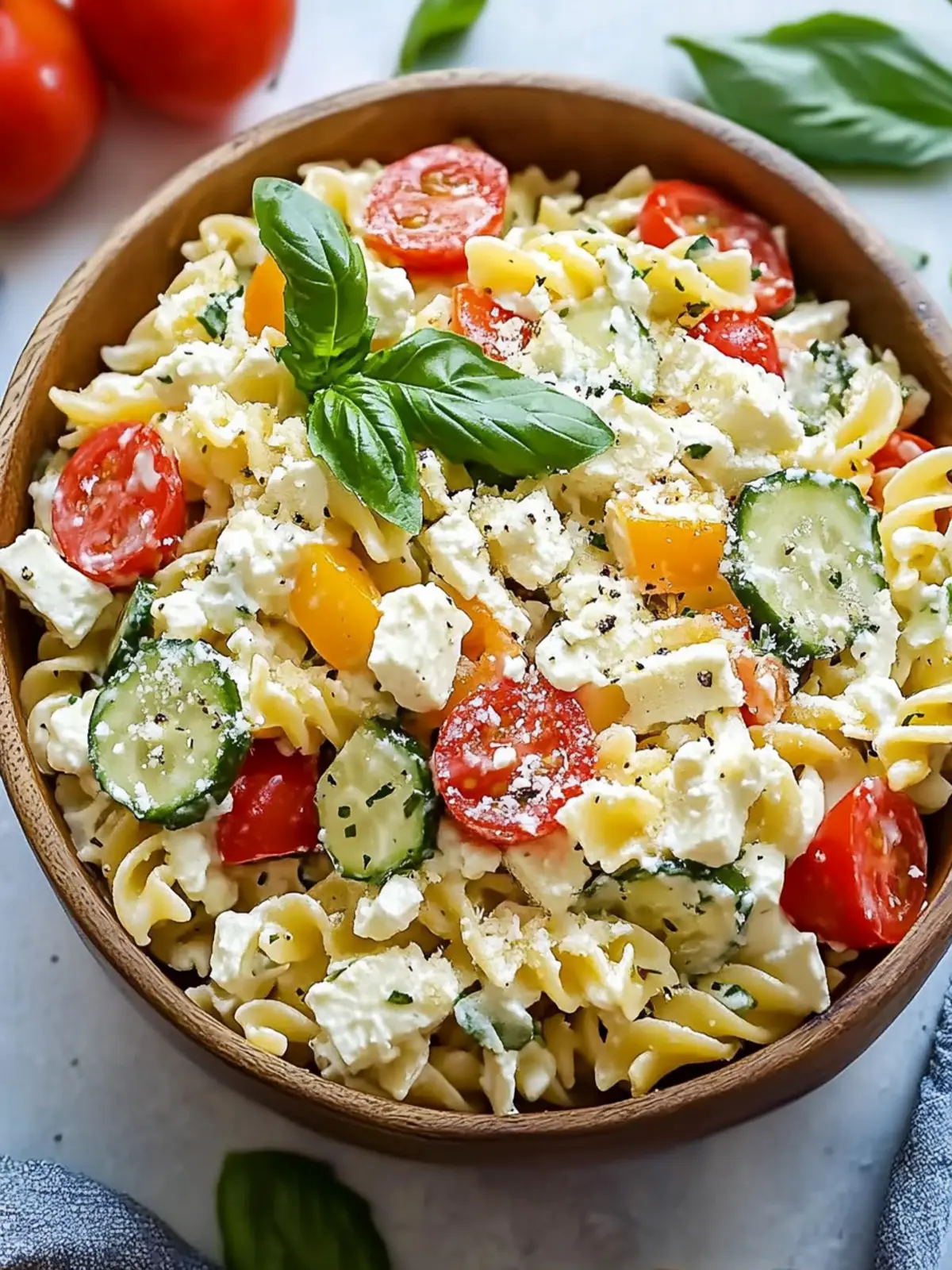 Cottage Cheese Pasta Salad: Healthy Twist for Your Lunch! 5 Cottage Cheese Pasta Salad