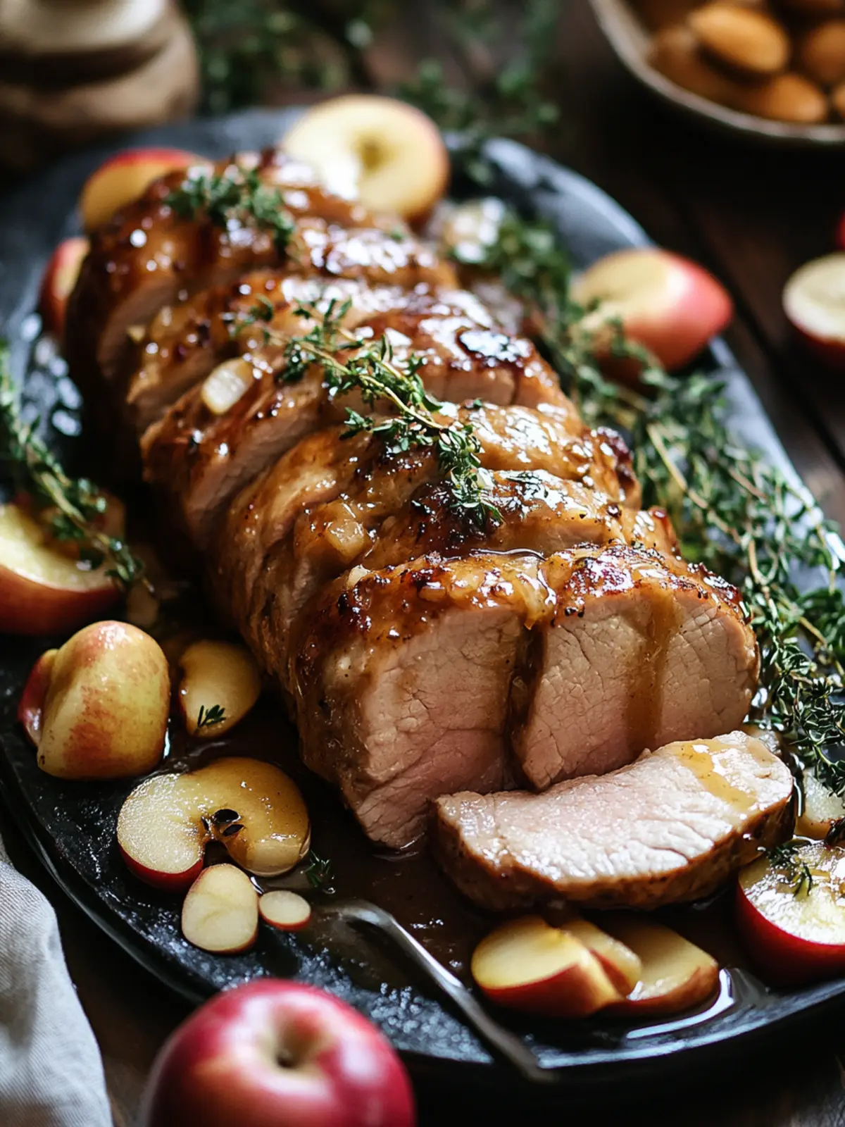 Pork Tenderloin with Apple Cider Glaze: A Cozy Dinner Delight 2 Pork Tenderloin with Apple Cider Glaze