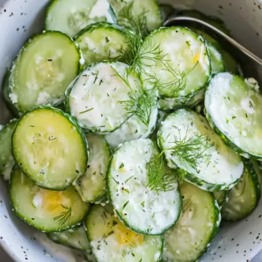 Zesty Pickle Juice Ranch Cucumber Salad for Hot Summer Days 10 Pickle Juice Ranch Cucumber Salad