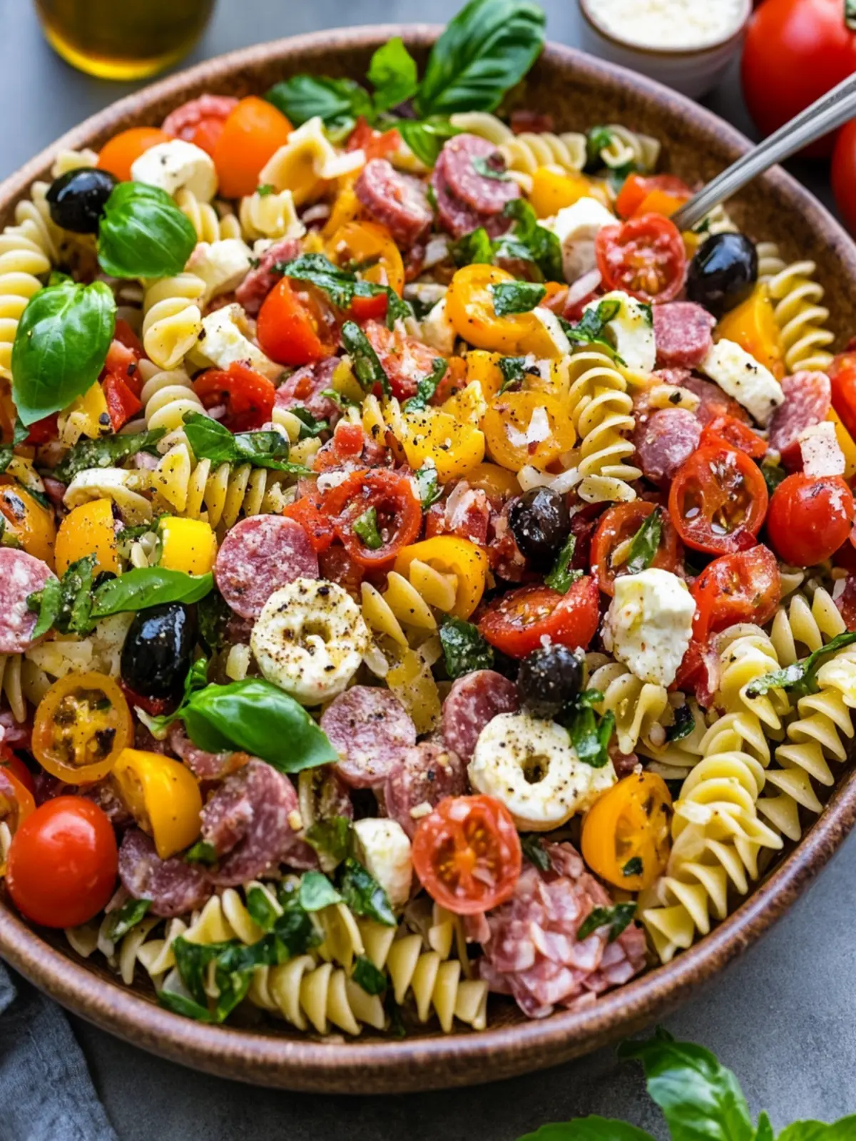 Zesty Italian Antipasto Pasta Salad for Perfect Potlucks 2 Italian Antipasto Pasta Salad