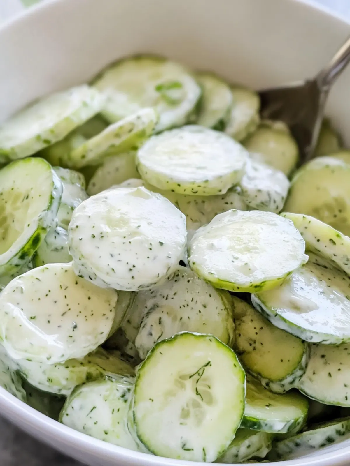 Creamy Cucumber Salad That Will Refresh Your Summer Days 4 Creamy Cucumber Salad