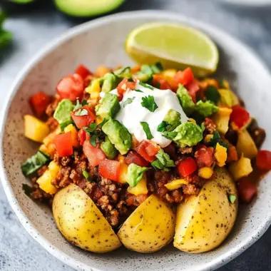 Taco Potatoes: A Cozy Twist on Your Favorite Comfort Meal 9 Taco Potatoes