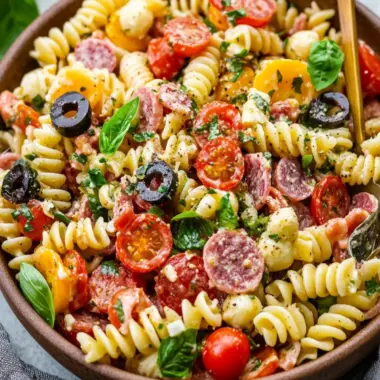 Zesty Italian Antipasto Pasta Salad for Perfect Potlucks 9 Italian Antipasto Pasta Salad