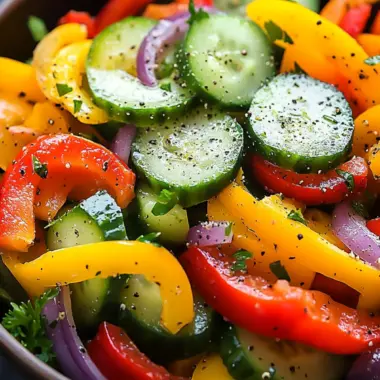 Cucumber Sweet Pepper Salad: Quick, Colorful, and Delicious 10 Cucumber Sweet Pepper Salad