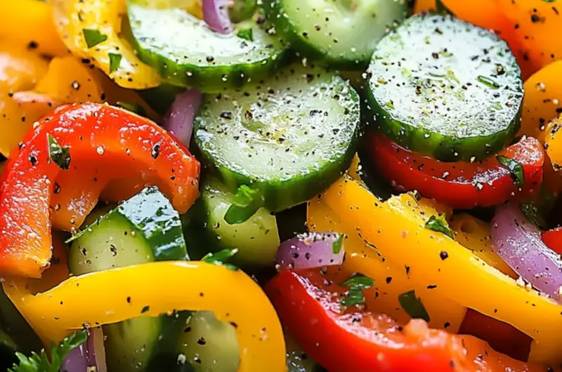 Cucumber Sweet Pepper Salad