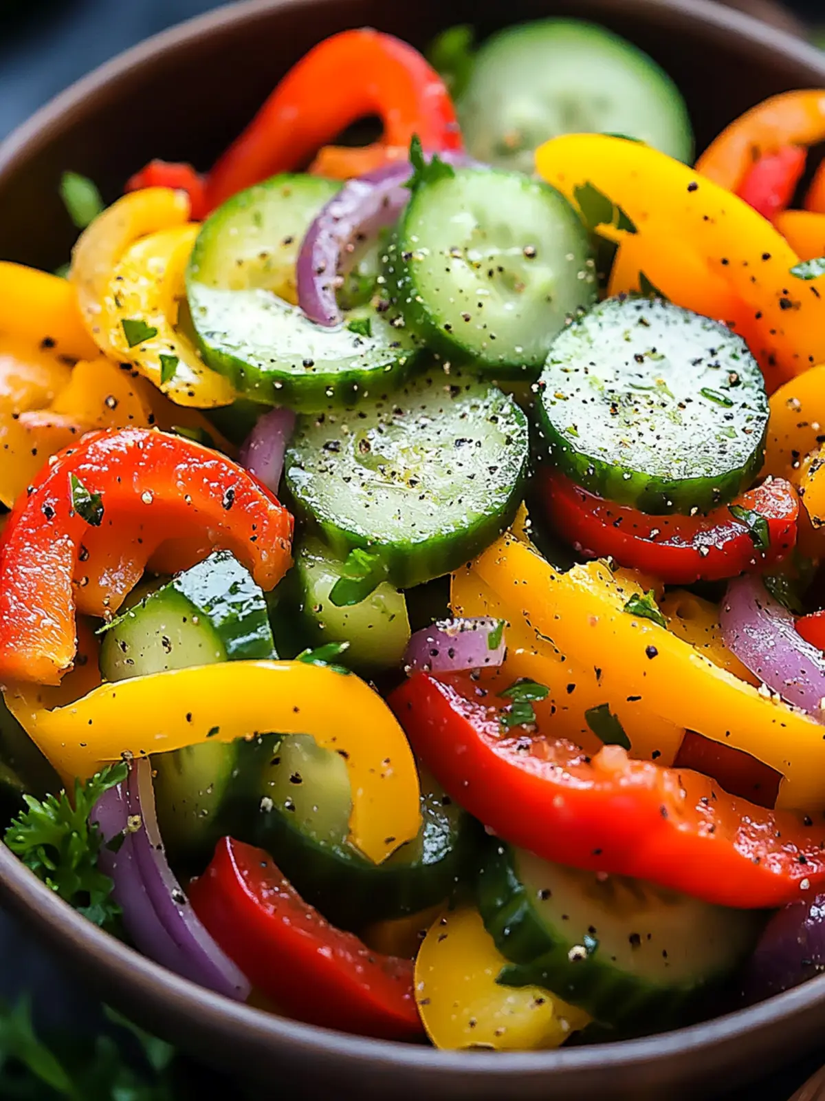 Cucumber Sweet Pepper Salad: Quick, Colorful, and Delicious 5 Cucumber Sweet Pepper Salad