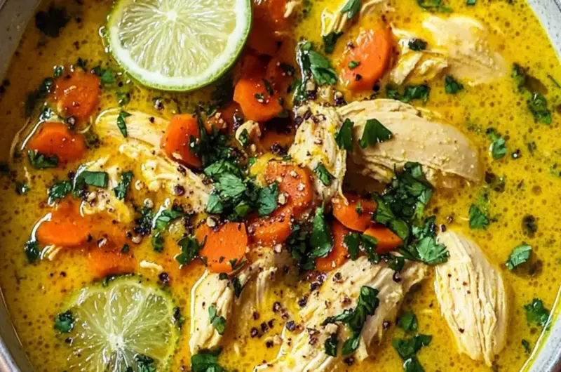 Anti Inflammatory Turmeric Chicken Soup