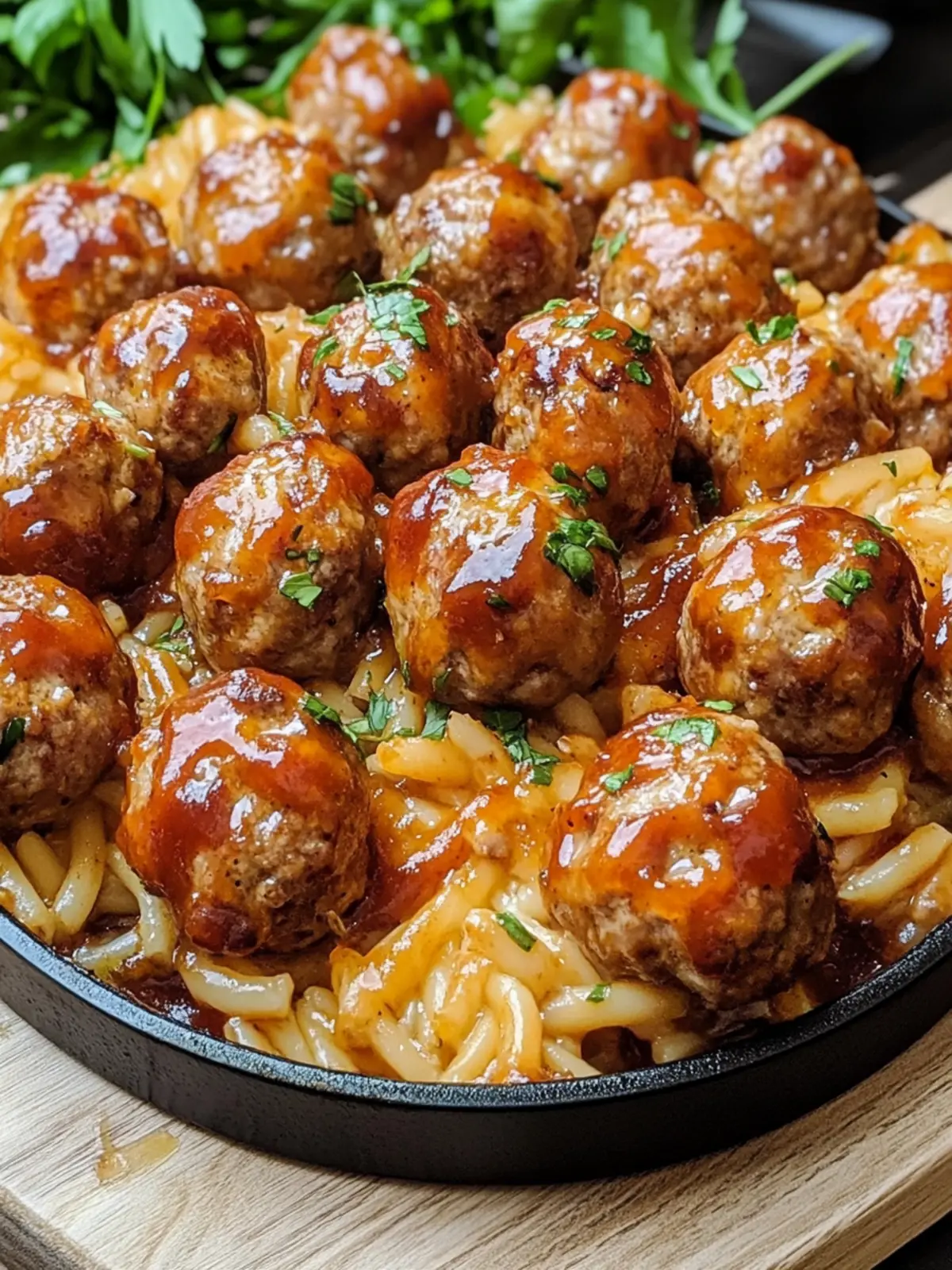 Savory BBQ Ranch Meatball Skillet: Quick Comfort Food Bliss 2 BBQ Ranch Meatball
