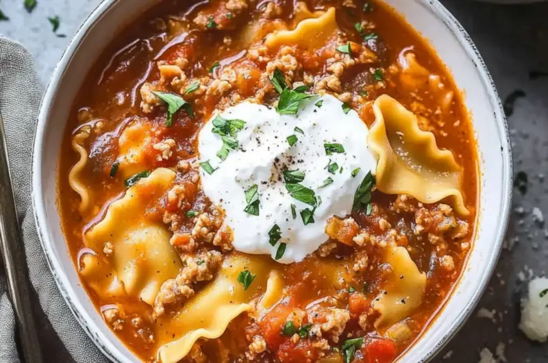Lasagna Soup