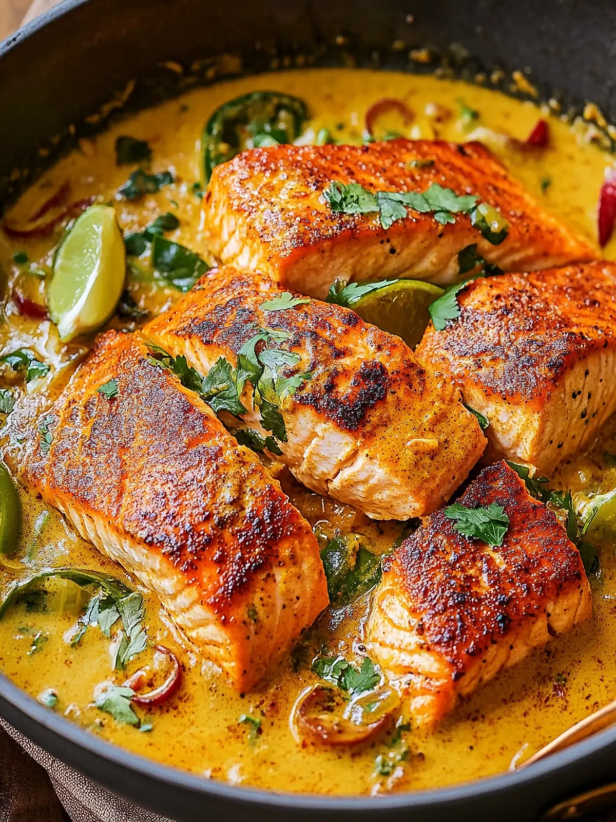 Caribbean-Style Coconut Curry Salmon: A Flavorful Delight 5 Caribbean-Style Coconut Curry Salmon