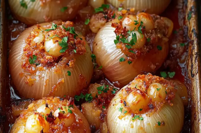 Middle Eastern Stuffed Onions