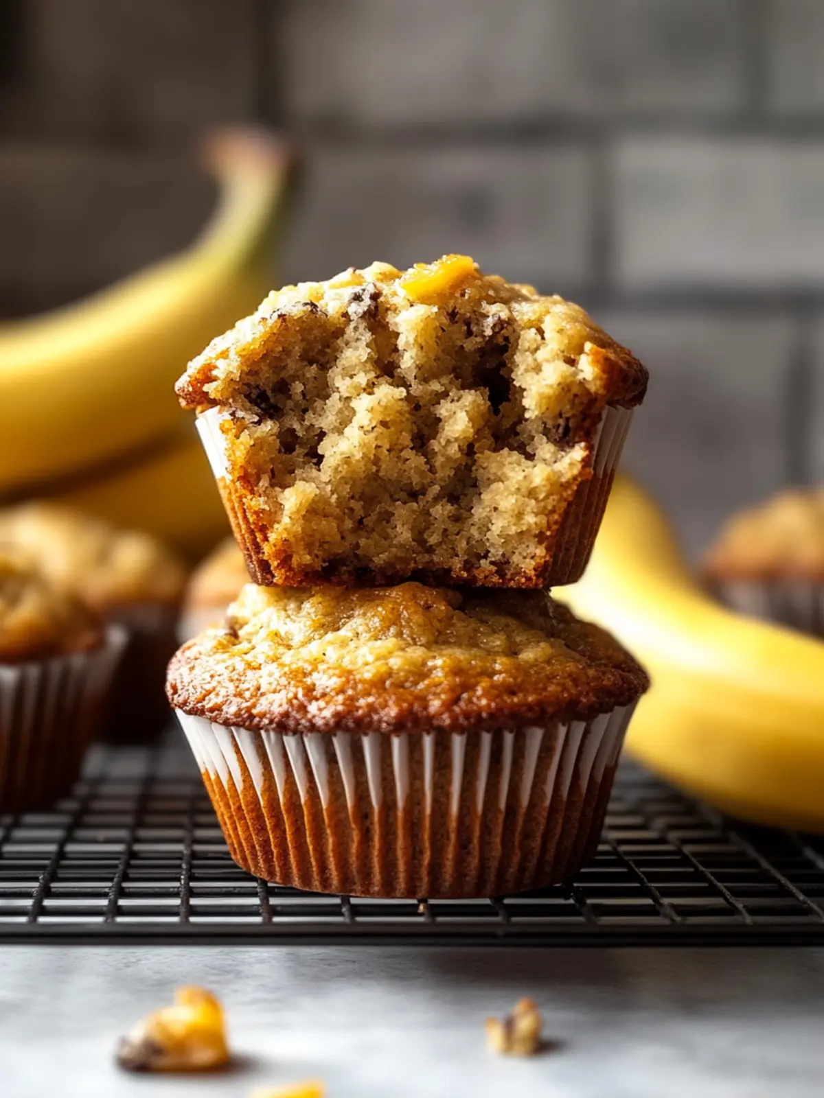 Fluffy Banana Bread Muffins Your New Favorite Breakfast Treat 5 Fluffy Banana Bread Muffins