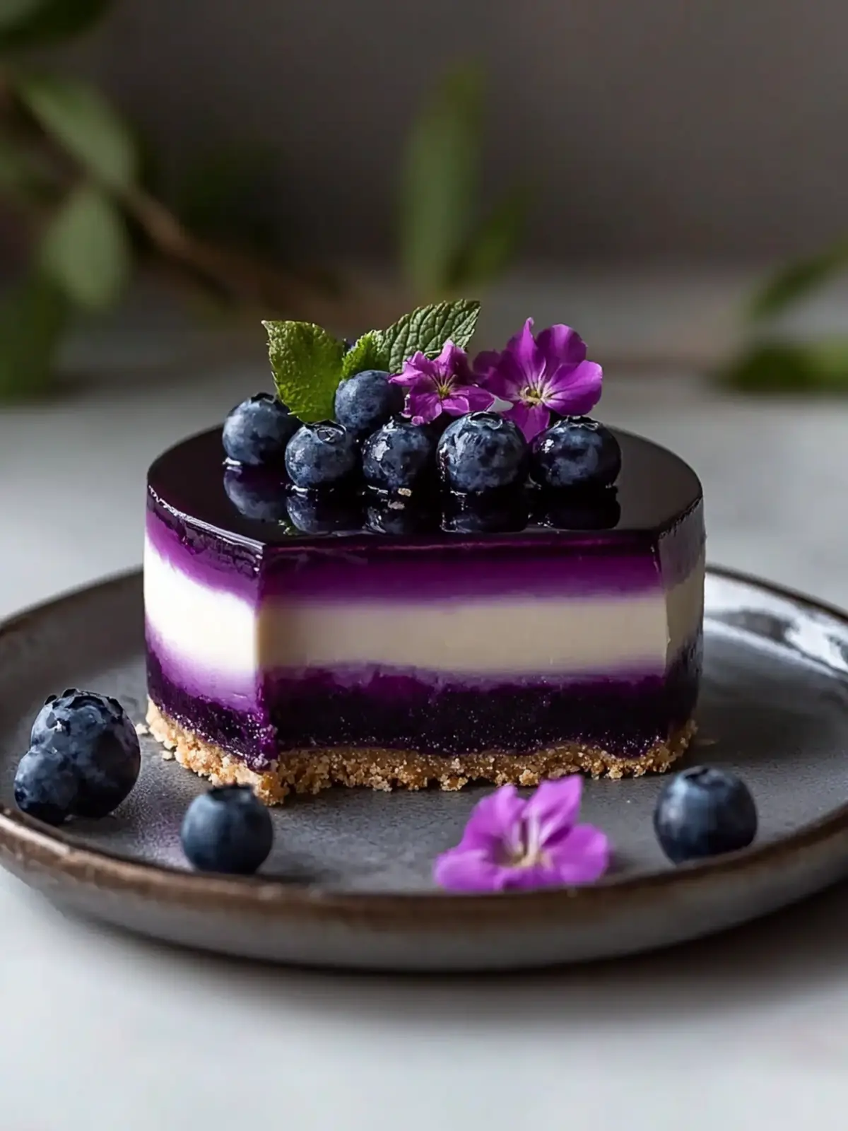 Irresistible Blueberry Mirror Glaze Cheesecake You’ll Love 5 Blueberry Mirror Glaze Cheesecake