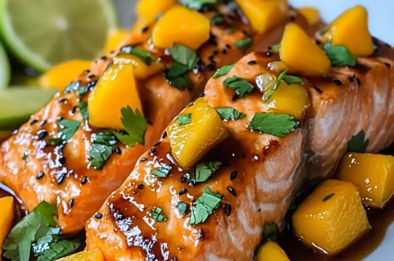 Mango Teriyaki Salmon
