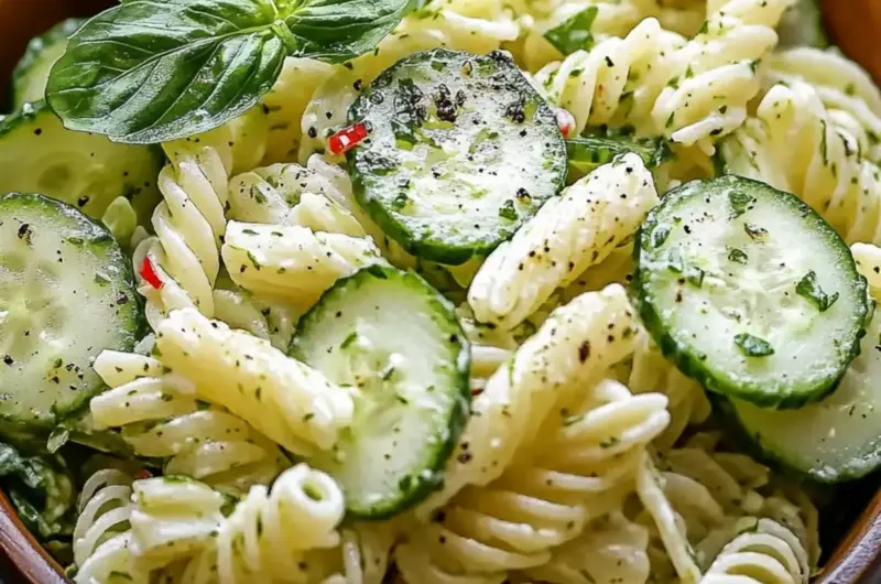 Cucumber Pasta Salad