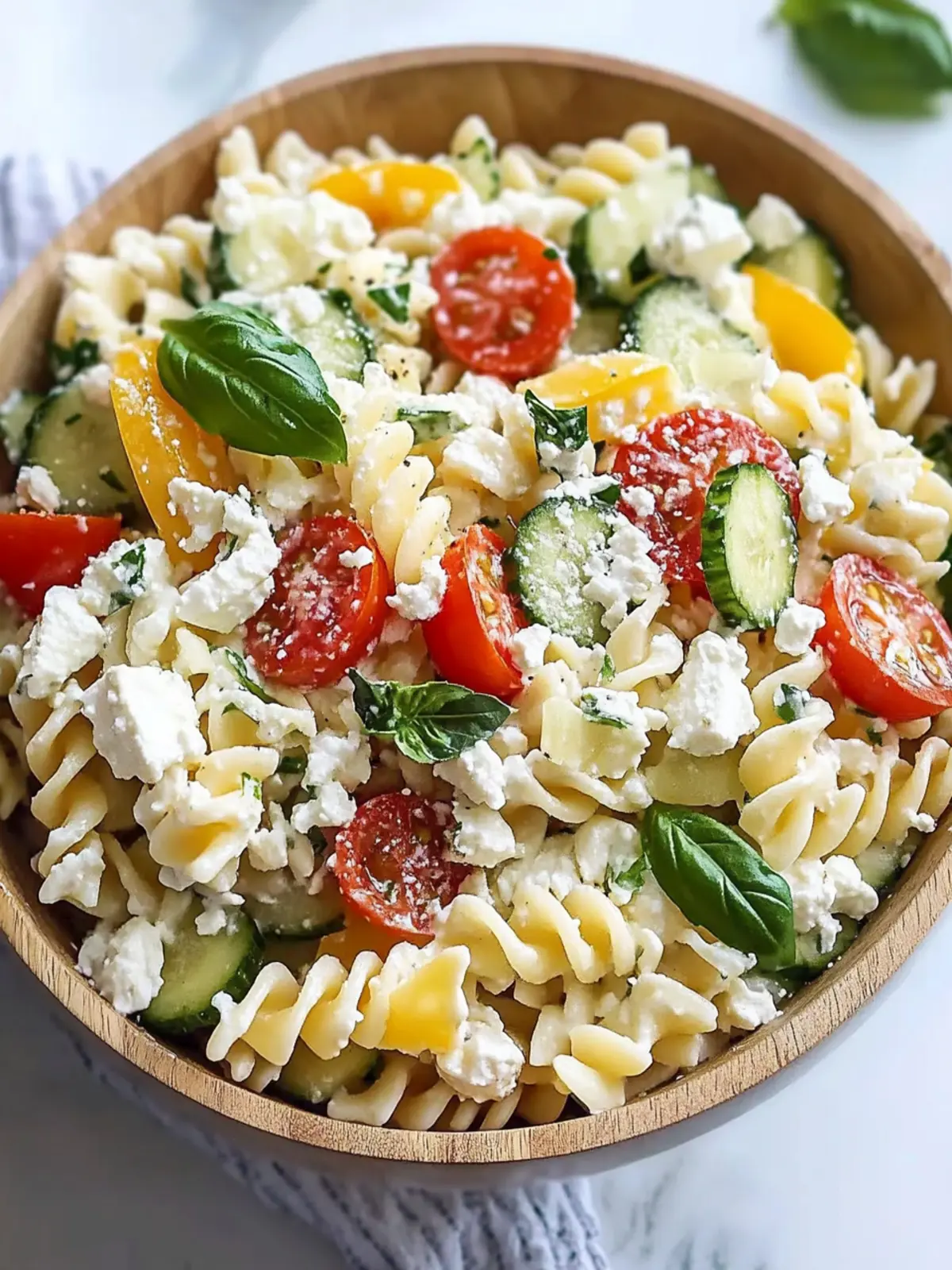 Cottage Cheese Pasta Salad: Healthy Twist for Your Lunch! 4 Cottage Cheese Pasta Salad