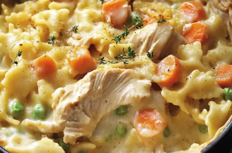 Chicken Pot Pie Pasta