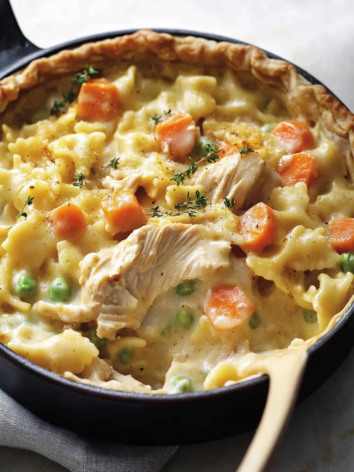 Chicken Pot Pie Pasta: Your Quick Comfort Food Fix 5 Chicken Pot Pie Pasta