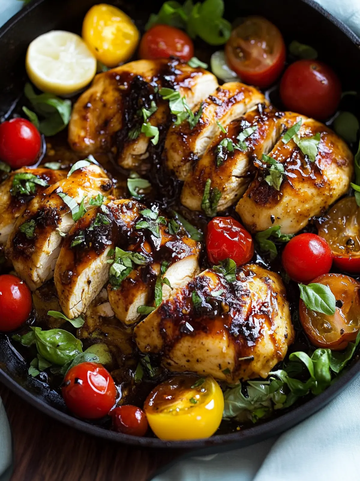 Delicious Baked Balsamic Chicken in One Pan for Weeknight Wins 3 Baked Balsamic Chicken