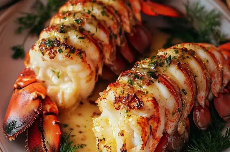Lobster Tail with Garlic Butter