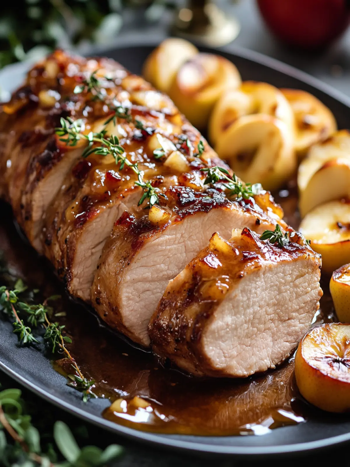 Pork Tenderloin with Apple Cider Glaze: A Cozy Dinner Delight 4 Pork Tenderloin with Apple Cider Glaze
