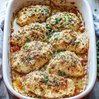 Flavor-Packed Garlic Parmesan Chicken Bake for Quick Dinners 10 Garlic Parmesan Chicken Bake