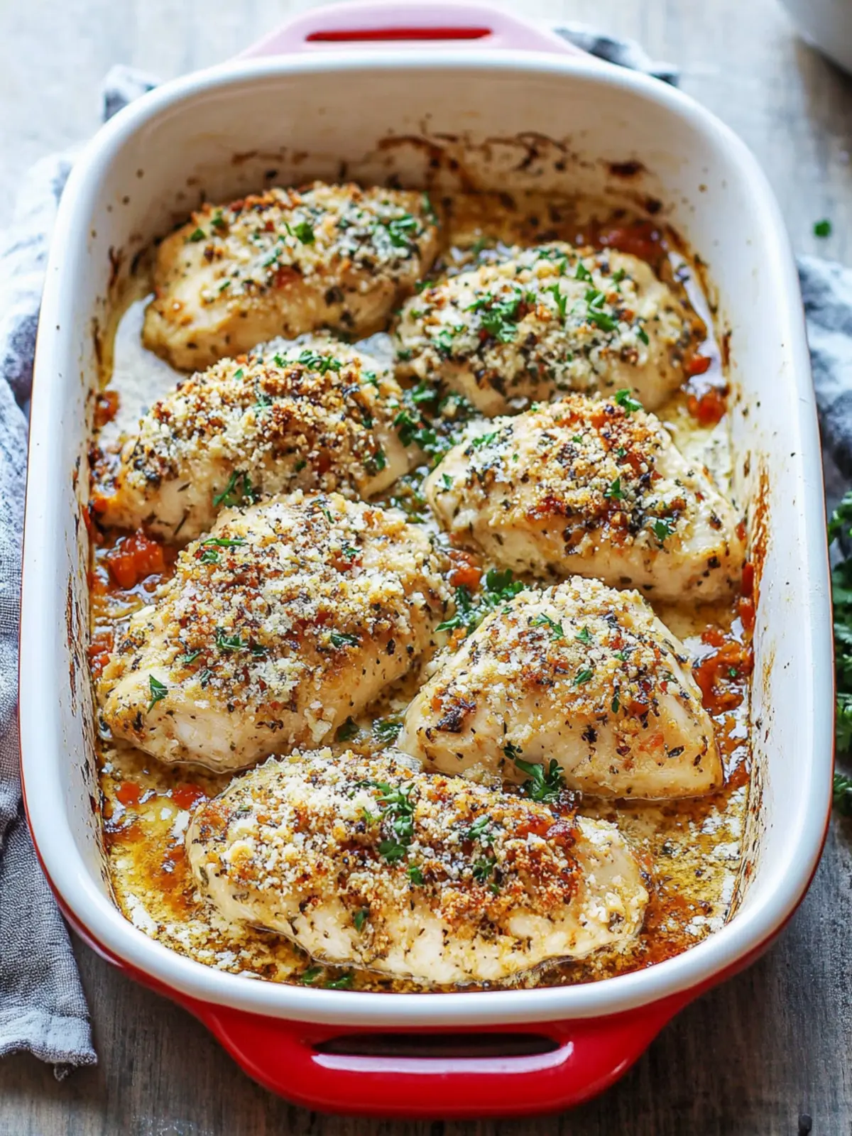 Flavor-Packed Garlic Parmesan Chicken Bake for Quick Dinners 5 Garlic Parmesan Chicken Bake