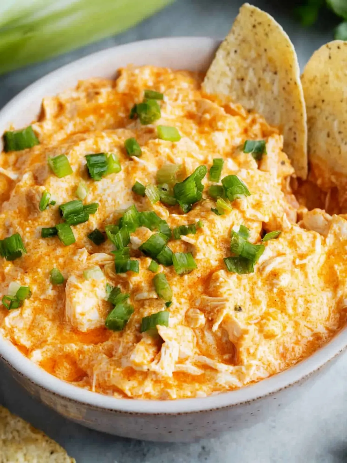 Creamy Buffalo Chicken Dip in a Crock Pot - Your Party Essential 2 Buffalo Chicken Dip in a Crock Pot