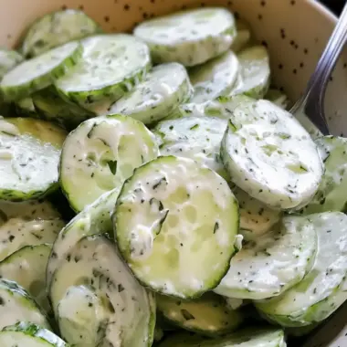 Creamy Cucumber Salad That Will Refresh Your Summer Days 9 Creamy Cucumber Salad