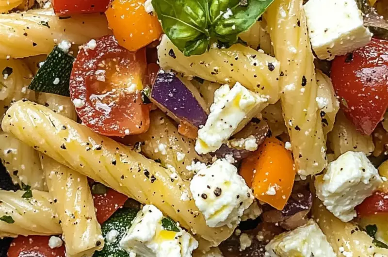 Feta & Roasted Veggie Pasta