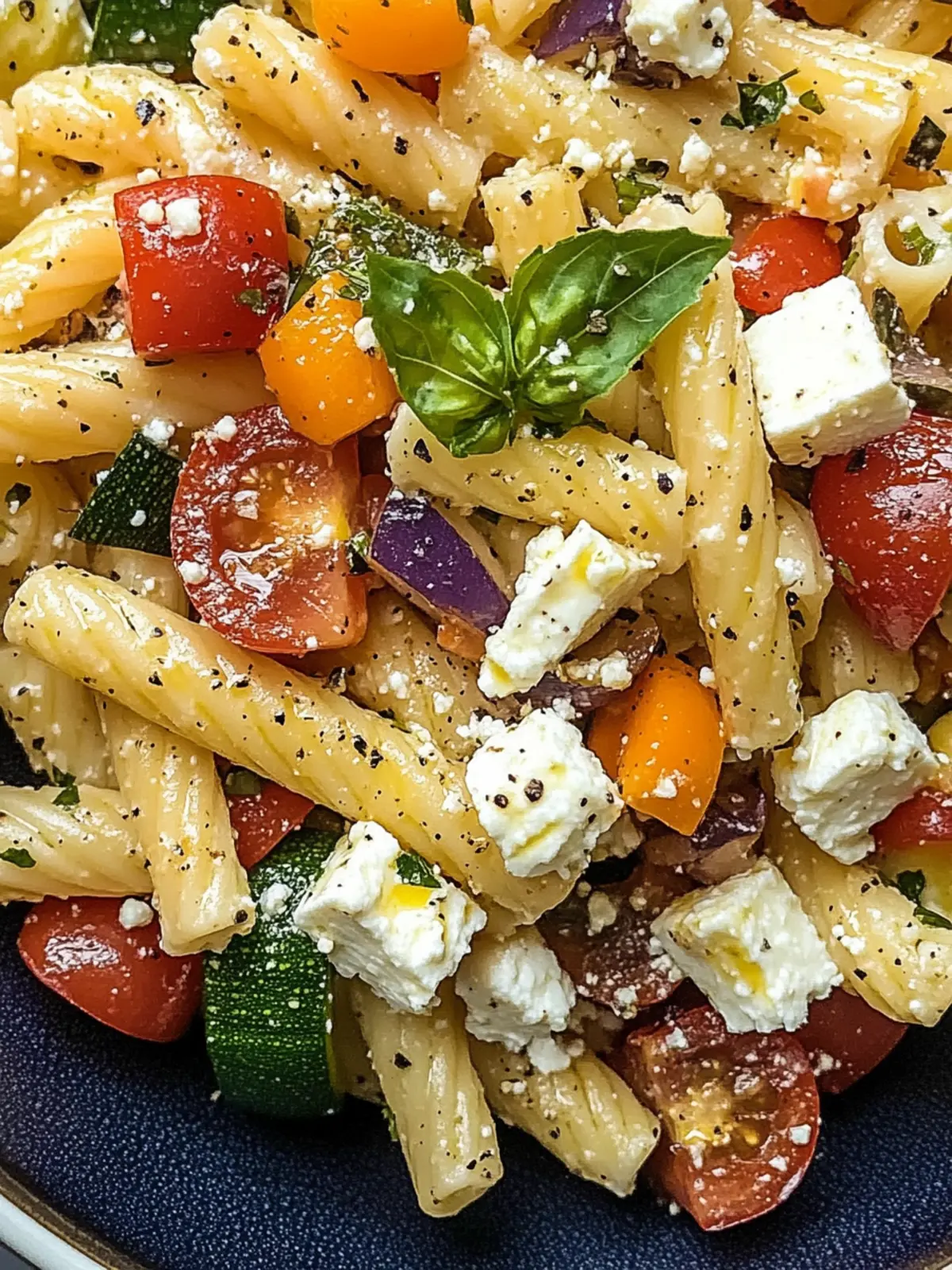 Feta & Roasted Veggie Pasta: Your Quick Comfort Food Delight 5 Feta & Roasted Veggie Pasta