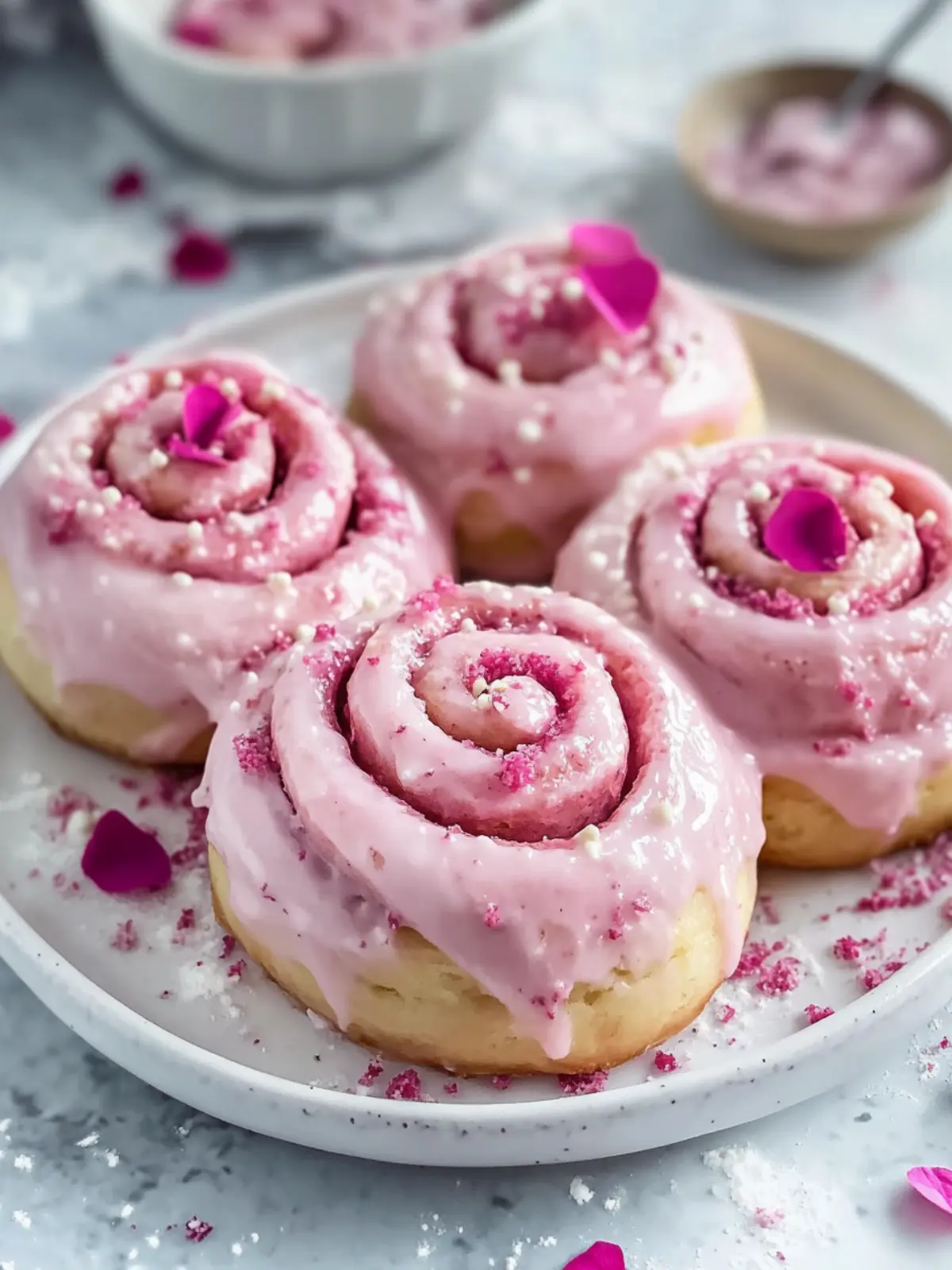 Mouthwatering Pink Velvet Cinnamon Rolls for Sweet Moments 5 Pink Velvet Cinnamon Rolls