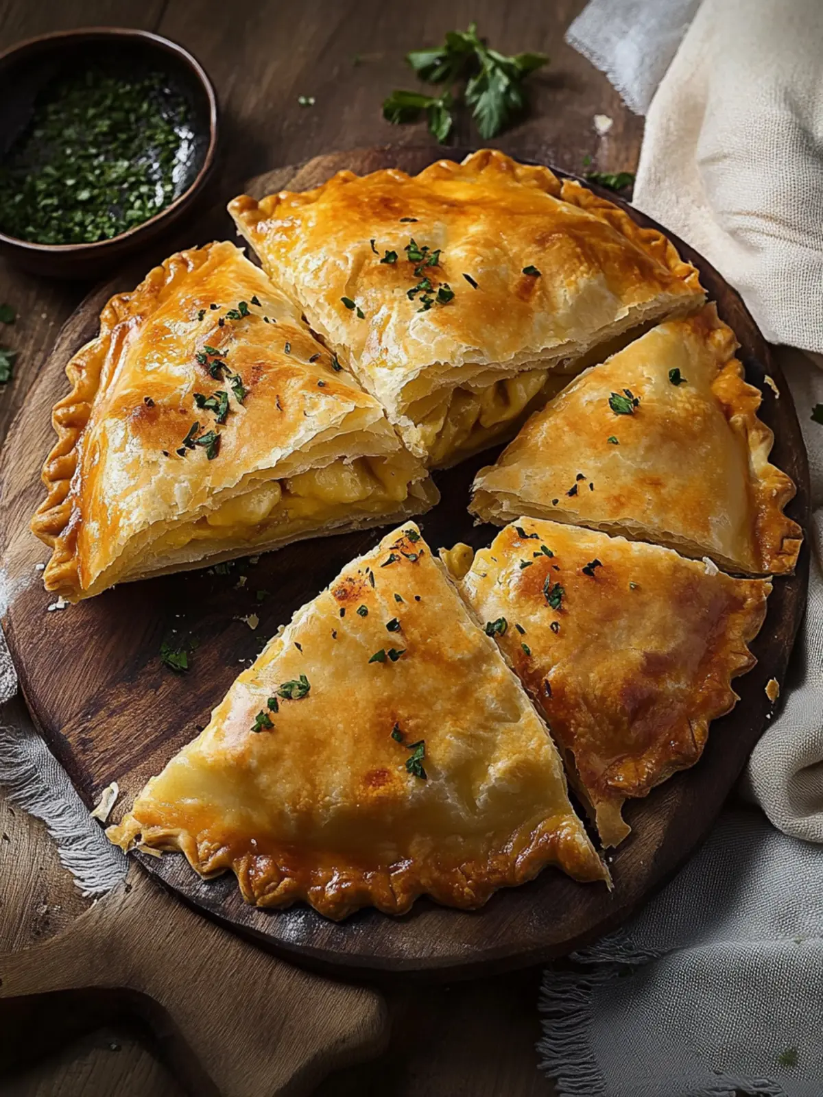 Irresistible Cheese Borek with Feta and Fresh Parsley 2 Cheese Borek
