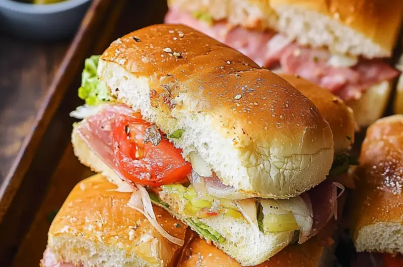 Hot Italian Sub Sliders