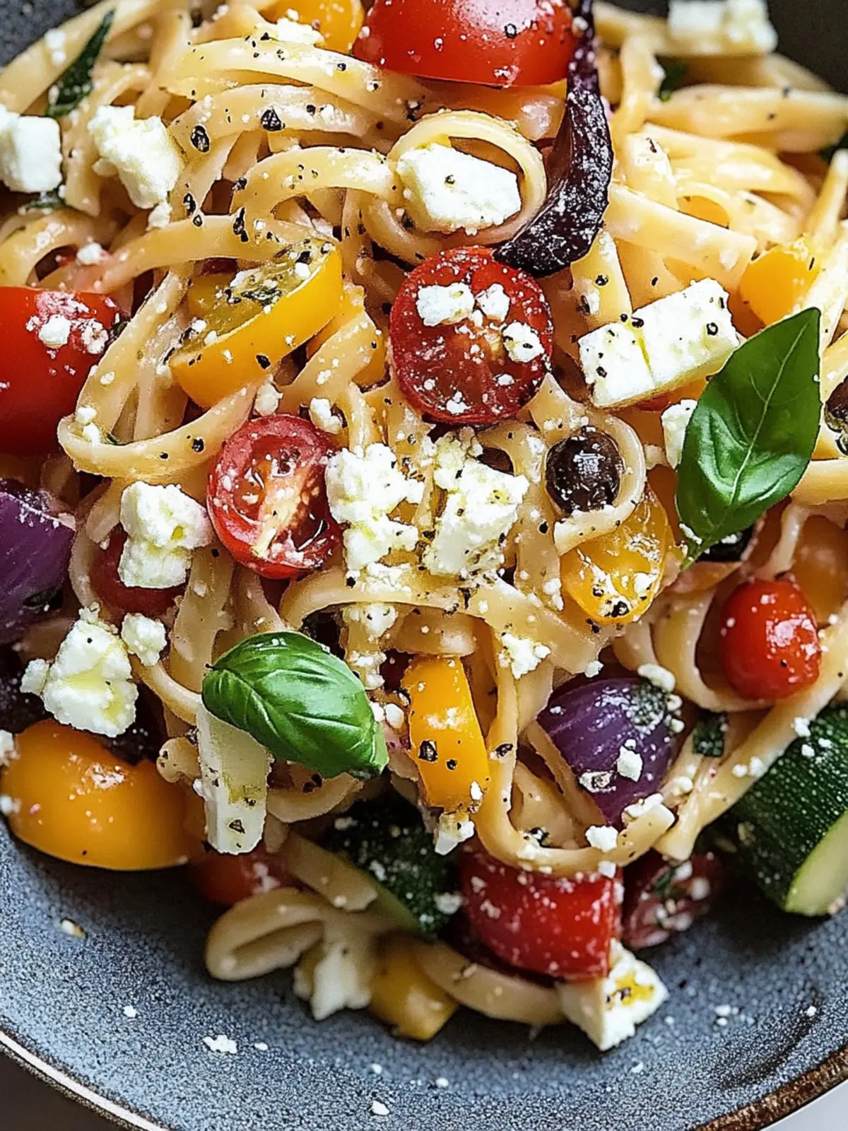 Feta & Roasted Veggie Pasta: Your Quick Comfort Food Delight 4 Feta & Roasted Veggie Pasta