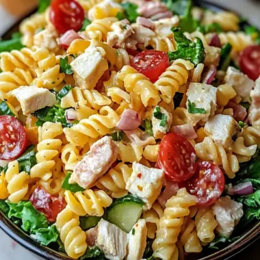 Club Sandwich Pasta Salad: Your New Go-To Summer Dish 9 Club Sandwich Pasta Salad
